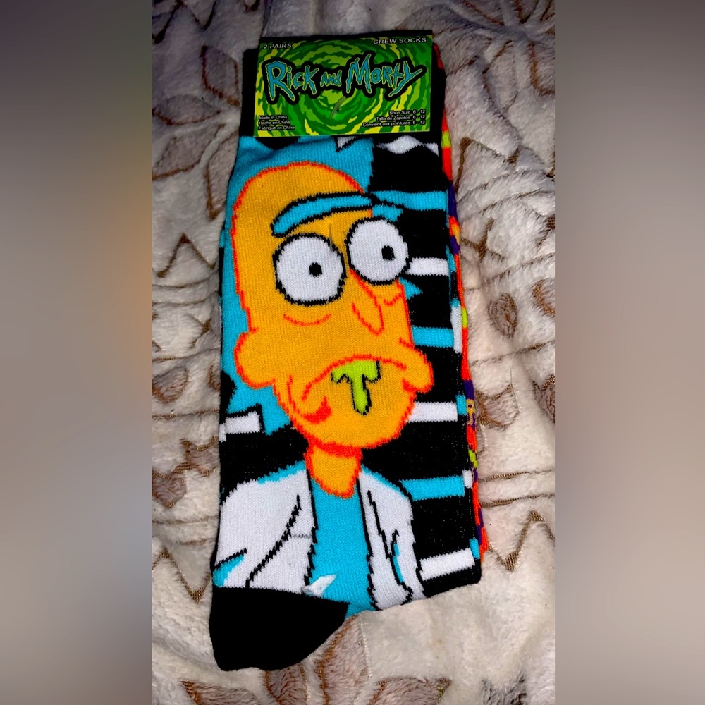 Rick And Morty Socks